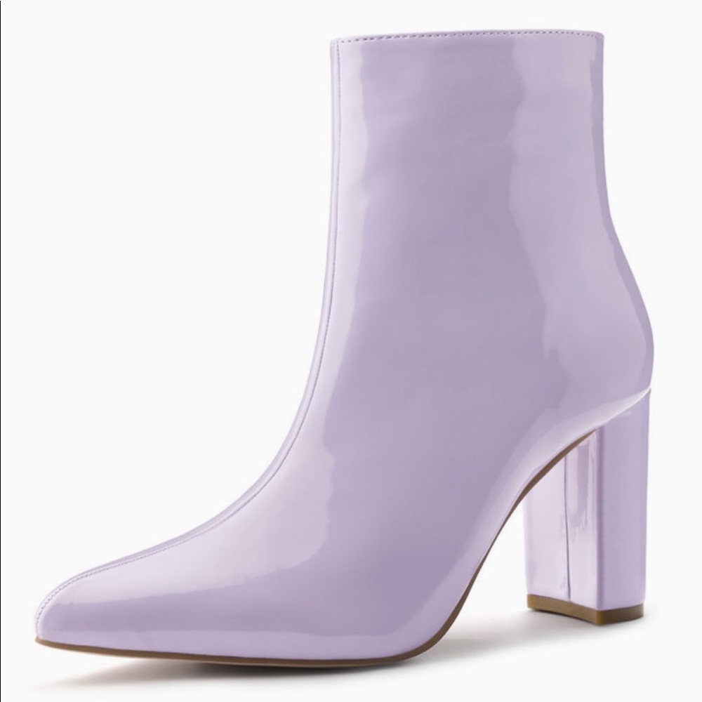 NWT Purple Ankle Boots